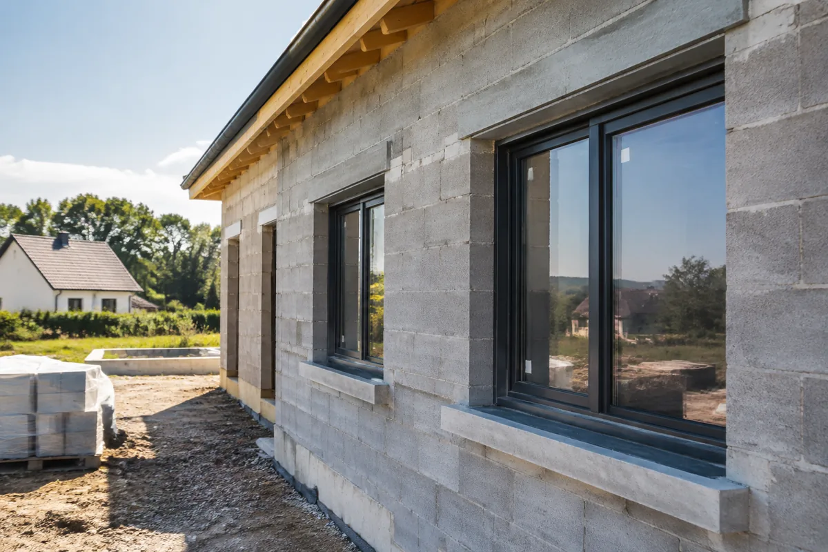 Quand poser les fenêtres dans une maison en construction