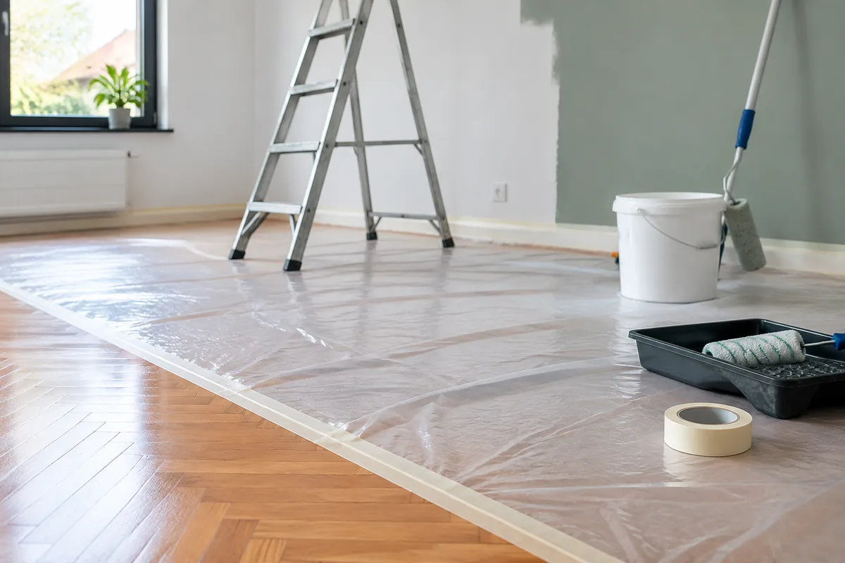 Comment protéger un parquet pendant des travaux de peinture