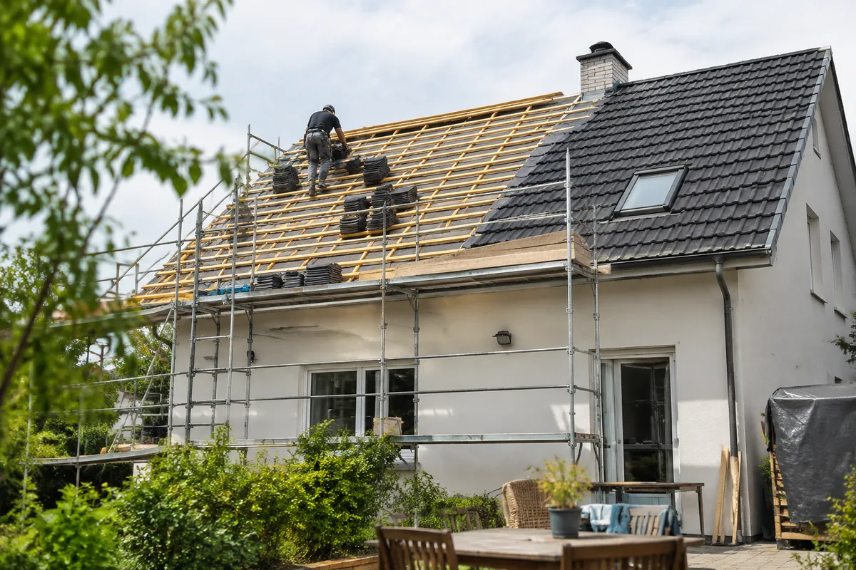 Peut-on habiter une maison pendant la réfection du toit